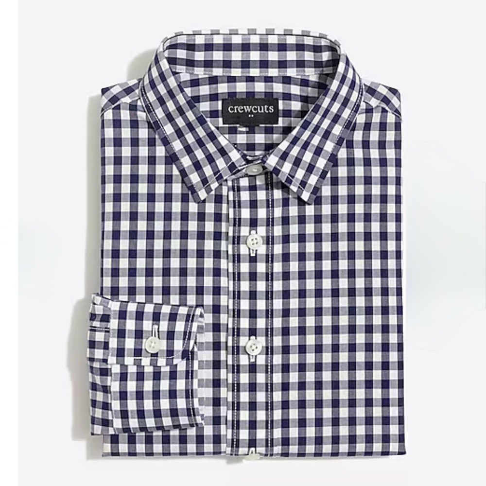 Crewcuts Boys' Long Sleeve-Flex Thompson Patterned Shirt Size 12